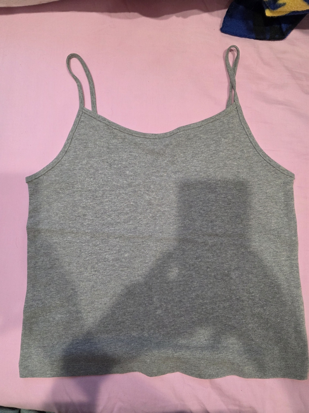 wild fable Gray Spaghetti Strap Tank Top
